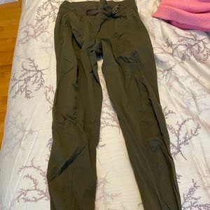 Army green joggers